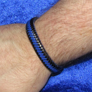 'Thin Blue Line' Magnetic Wrist Band